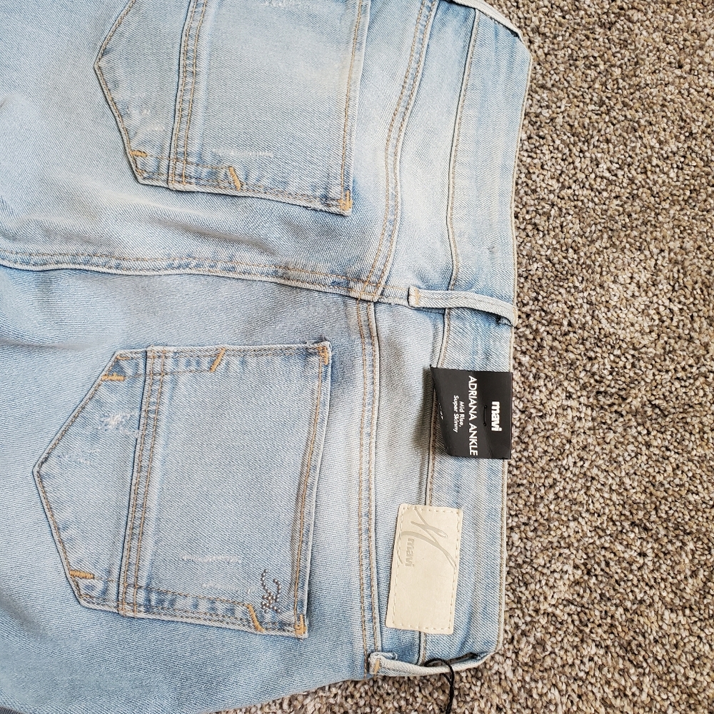Mavi Adriana Ankle Lace-Up Skinny Jeans - Picture 6 of 8